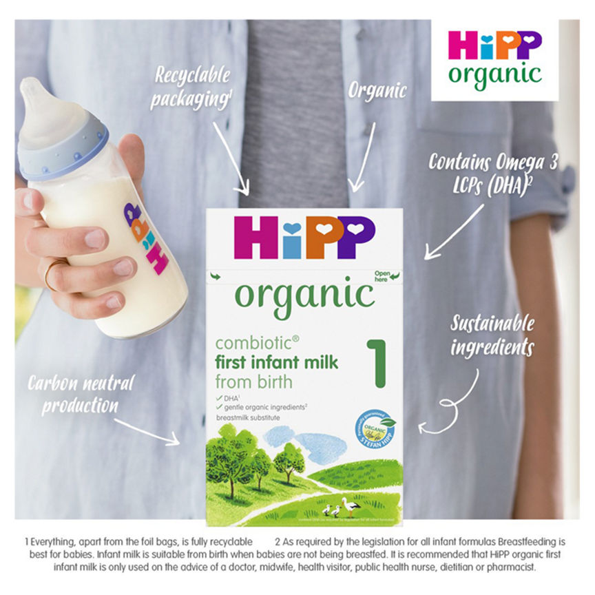 Hipp organic first store infant milk asda