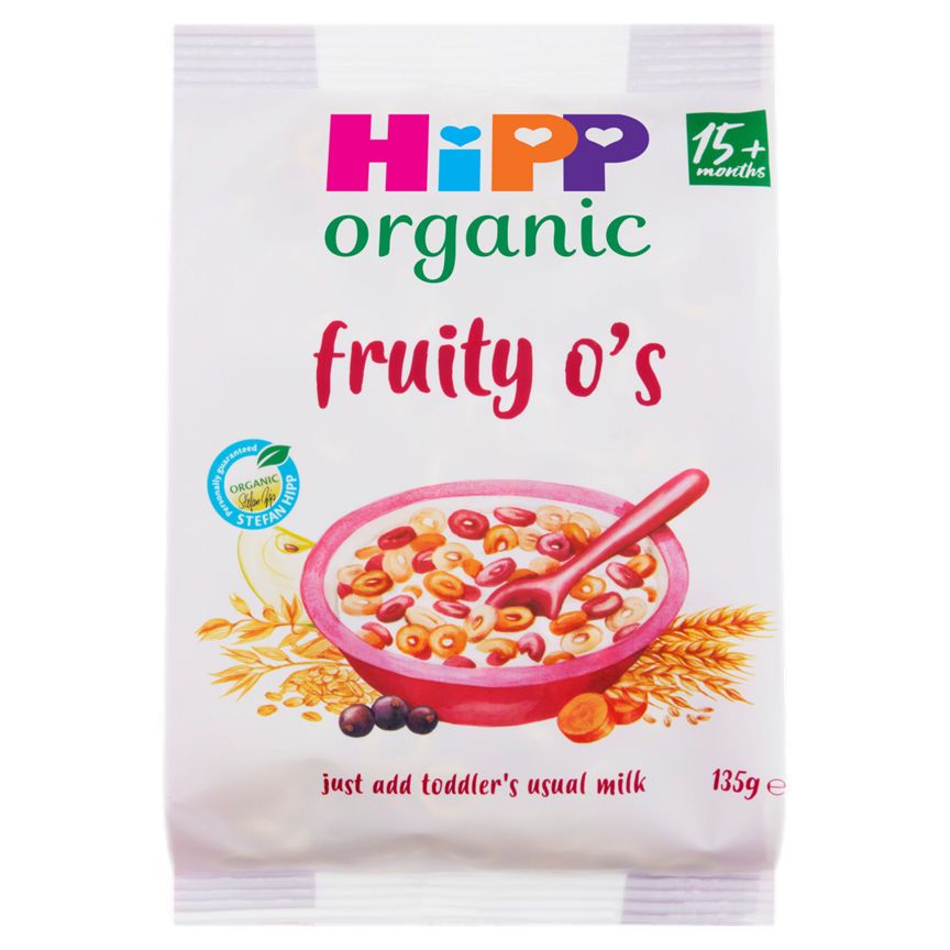 HiPP Organic Fruity O's Cereal 15+ Months GOODS ASDA   