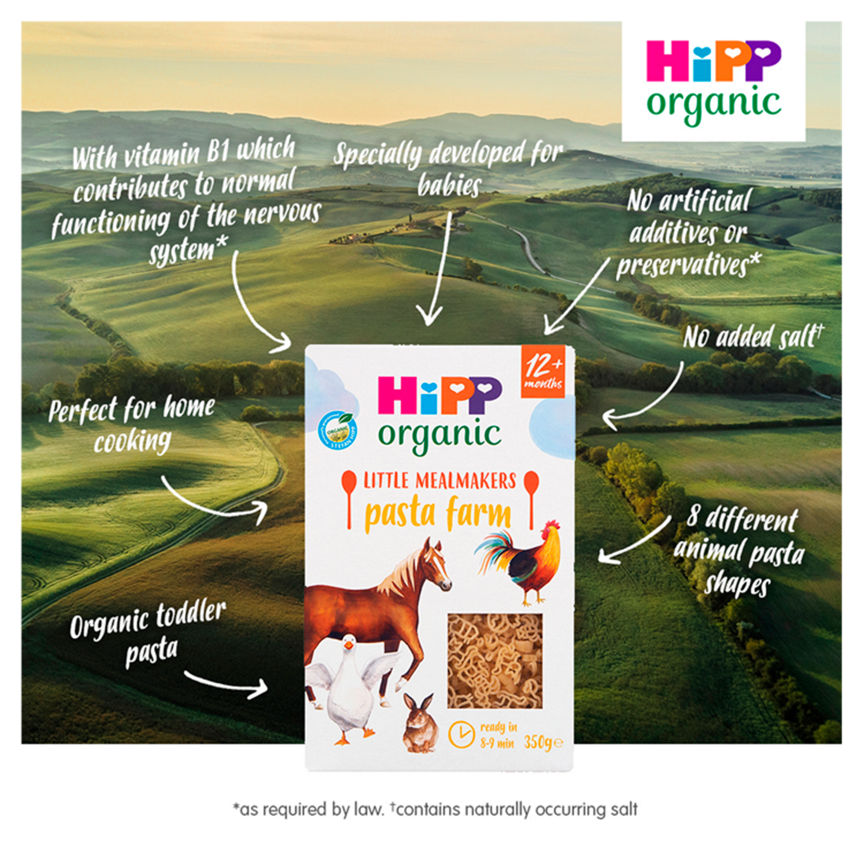 HiPP Organic Little Mealmakers Pasta Farm 12+ Months GOODS ASDA   