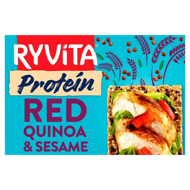 Ryvita Protein Red Quinoa & Sesame Crispbread Biscuits, Crackers & Bread M&S Default Title  