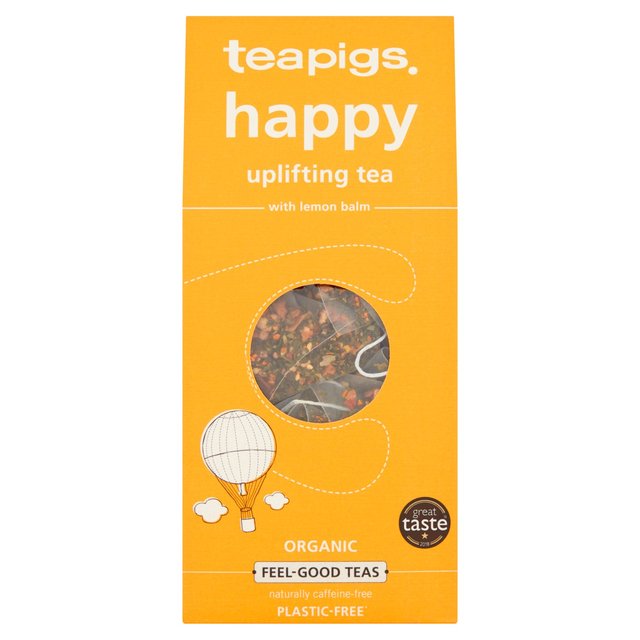 teapigs Happy Organic Tea Bags with Lemon Balm