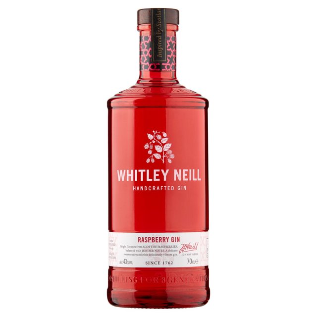 Whitley Neill Raspberry Gin Liqueurs and Spirits M&S   