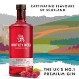 Whitley Neill Raspberry Gin Liqueurs and Spirits M&S   