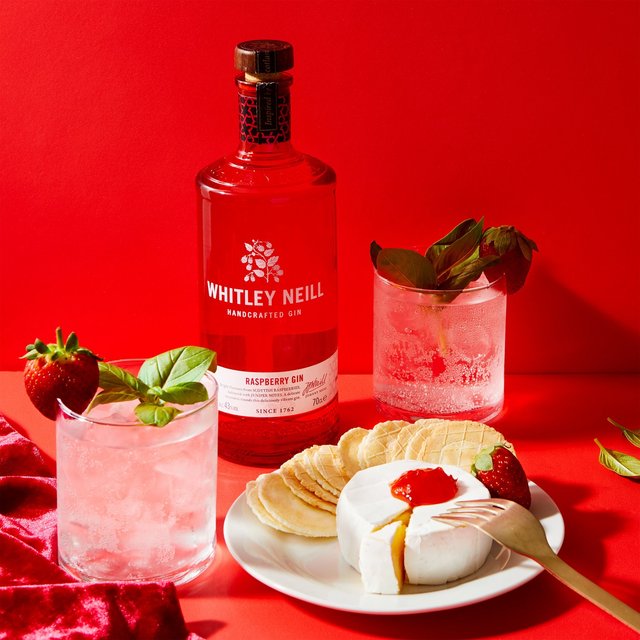 Whitley Neill Raspberry Gin Liqueurs and Spirits M&S   