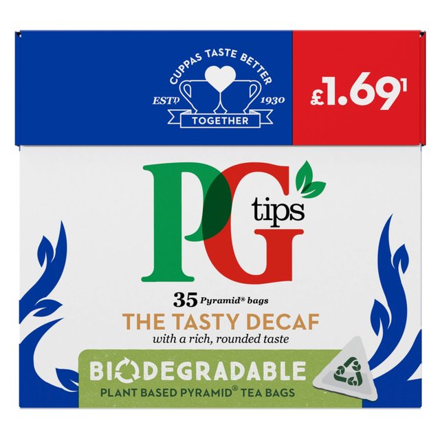 PG Tips The Tasty Decaf Biodegradable Tea Bags