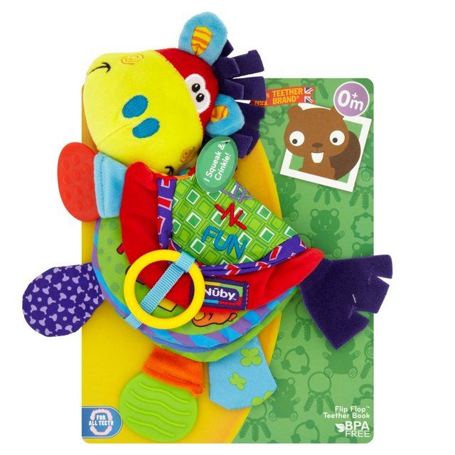 Nuby Flip Flop Teether Book