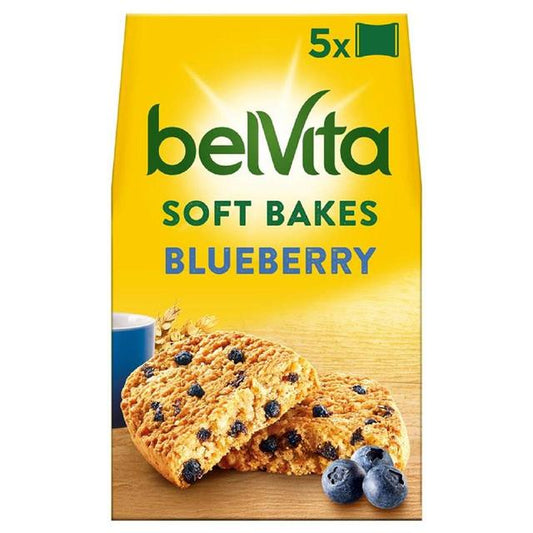 Belvita Breakfast Biscuits Soft Bakes Filled Blueberry Crisps, Nuts & Snacking Fruit M&S Title  