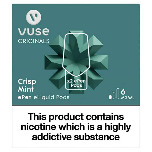 Vuse Vype ePen Refills Wild Berry 6mg smoking control Sainsburys   