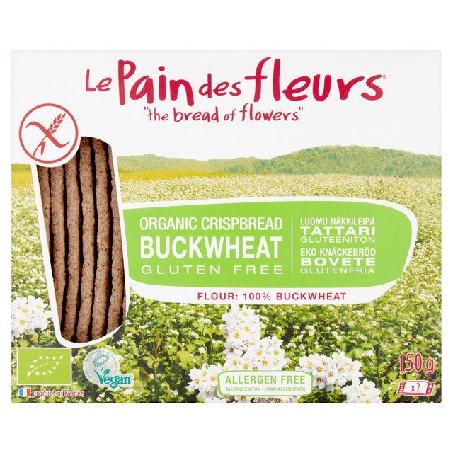 Le Pain Des Fleurs Buckwheat Crispbread Food Cupboard M&S Default Title  