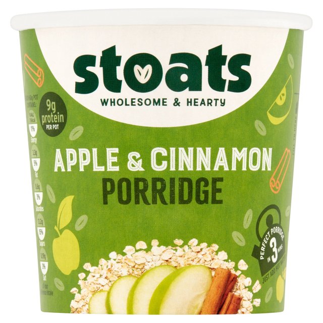 Stoats Porridge Pot Apple & Cinnamon Cereals M&S Title  