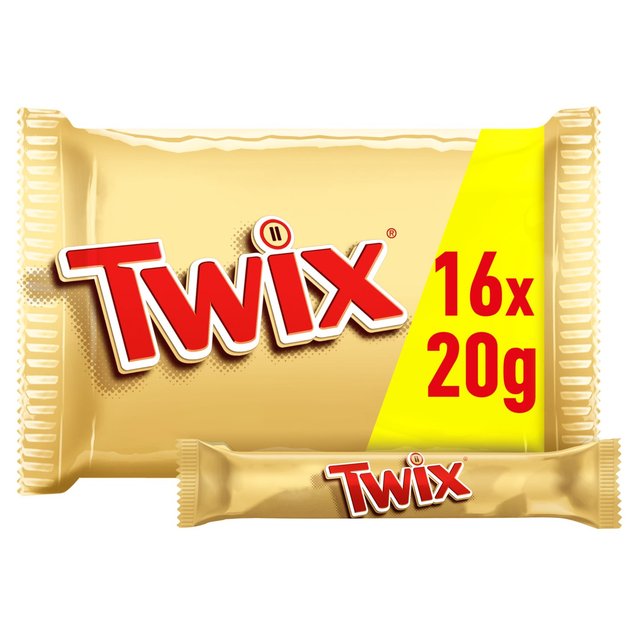 Twix Caramel & Milk Chocolate Biscuit Bars Funsize Multipack