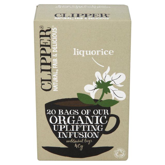 Clipper Organic Liquorice Teabags Food Cupboard M&S   