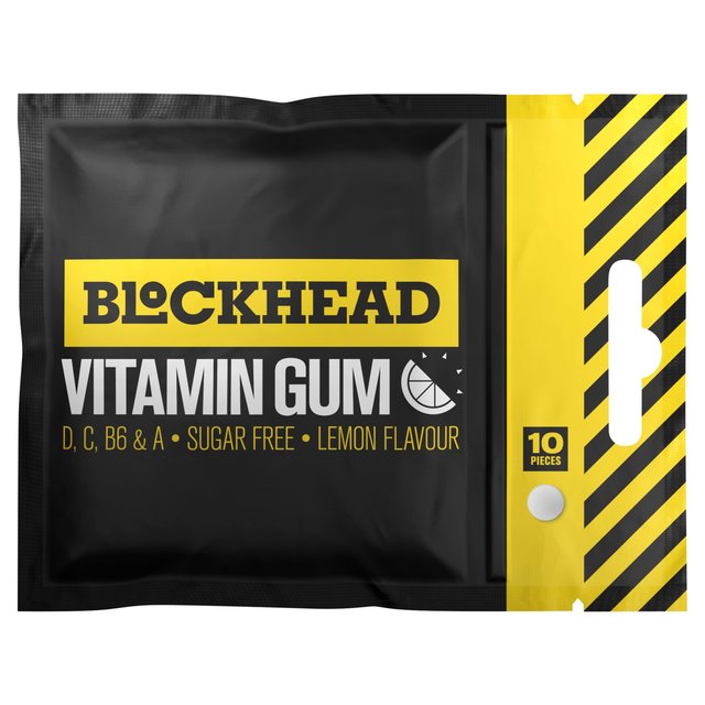 Blockhead Sugar Free Vitamin D, C, B & A Gum GOODS M&S   