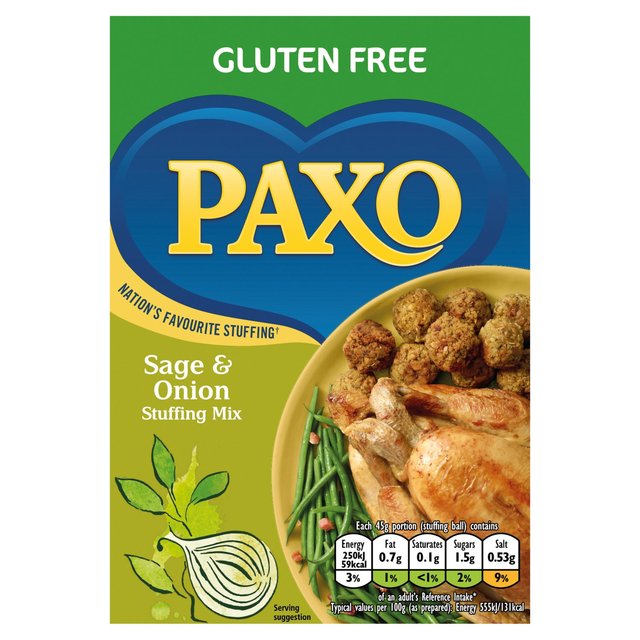 Paxo Gluten Free Sage & Onion Stuffing Mix