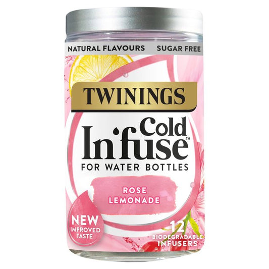 Twinings Cold In'fuse Rose Lemonade 12 Infusers - McGrocer