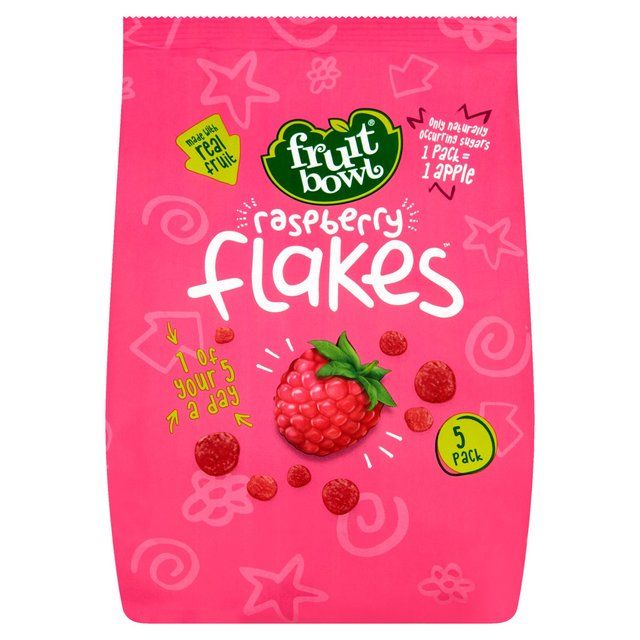 Fruit Bowl Raspberry Fruit Flakes Crisps, Nuts & Snacking Fruit M&S   