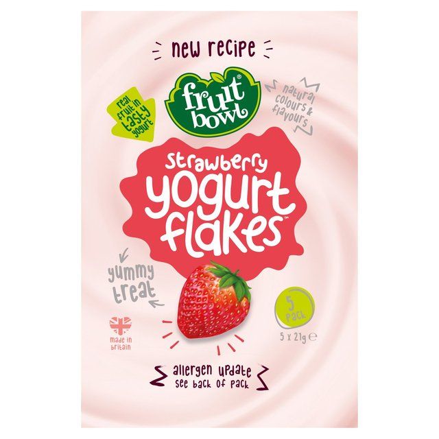 Fruit Bowl Strawberry Yogurt Flakes Food Cupboard M&S Default Title  