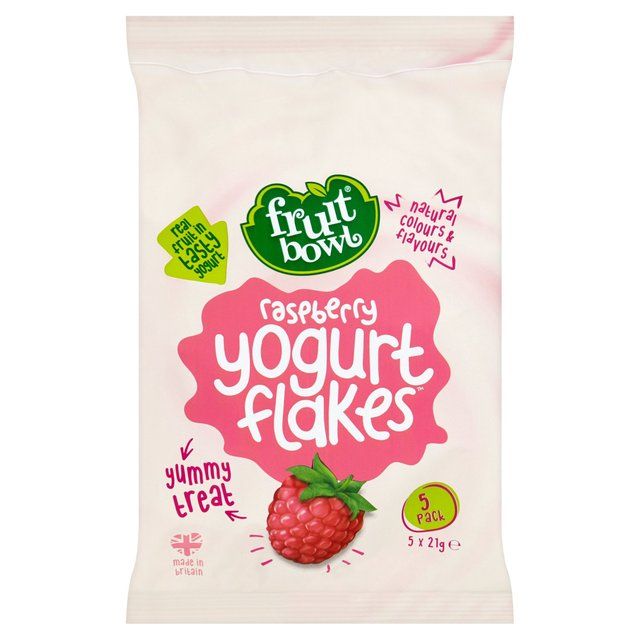 Fruit Bowl Raspberry Yogurt Flakes Food Cupboard M&S Default Title  