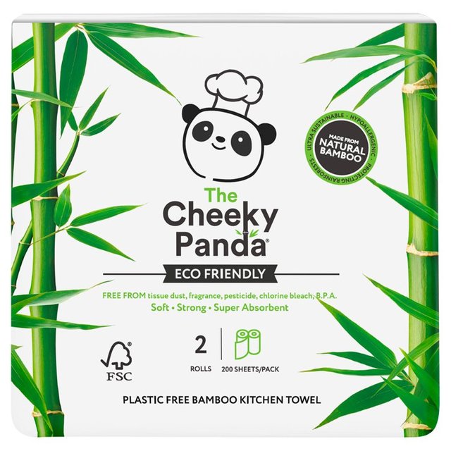 The Cheeky Panda Natural Bamboo Kitchen Rolls