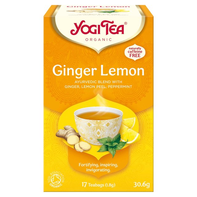 Yogi Tea Organic Ginger Lemon Tea M&S   