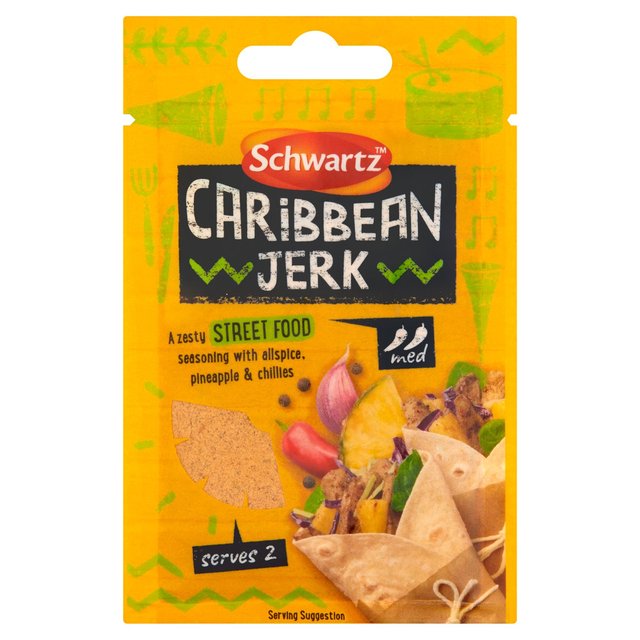 Schwartz Caribbean Jerk Street Food Seasoning Cooking Ingredients & Oils M&S   