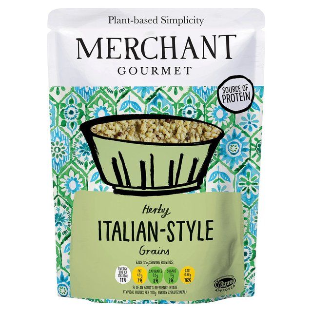 Merchant Gourmet Italian-Infused Grains Food Cupboard M&S   