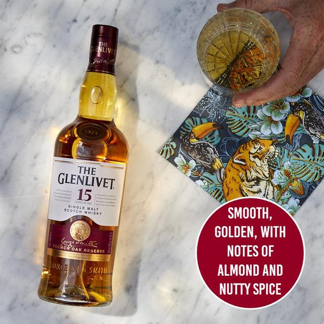 The Glenlivet 15 Year Old Single Malt Scotch Whisky Liqueurs and Spirits M&S   