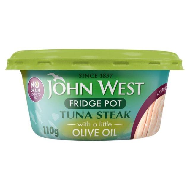 John West No Drain Steaks in Olive Oil Food Cupboard M&S Default Title  