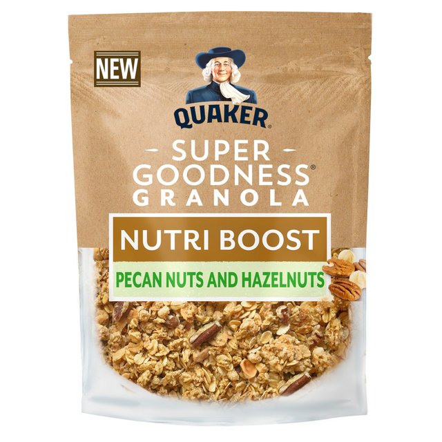 Quaker Super Goodness Granola Hazelnuts & Pecans Free from M&S Default Title  