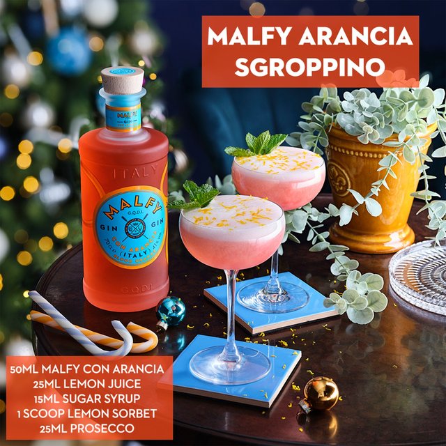 Malfy Con Arancia Blood Orange Flavoured Gin Liqueurs and Spirits M&S   