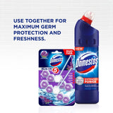 Domestos Power 5 Toilet Rim Block Lavender Bathroom M&S   