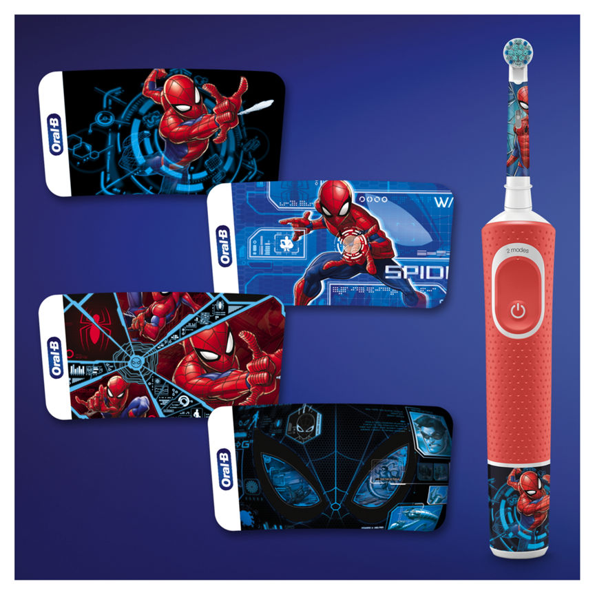 Oral-B Kids Electric Toothbrush Spider-Man Designed By Braun Dental ASDA   