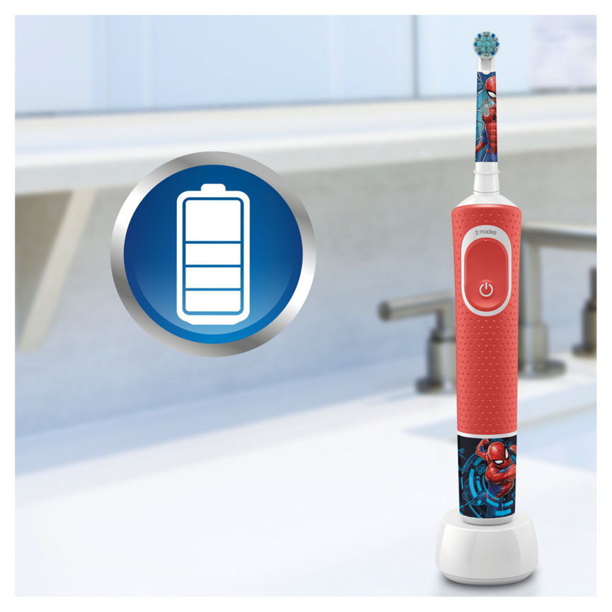 Oral-B Kids Electric Toothbrush Spider-Man Designed By Braun Dental ASDA   