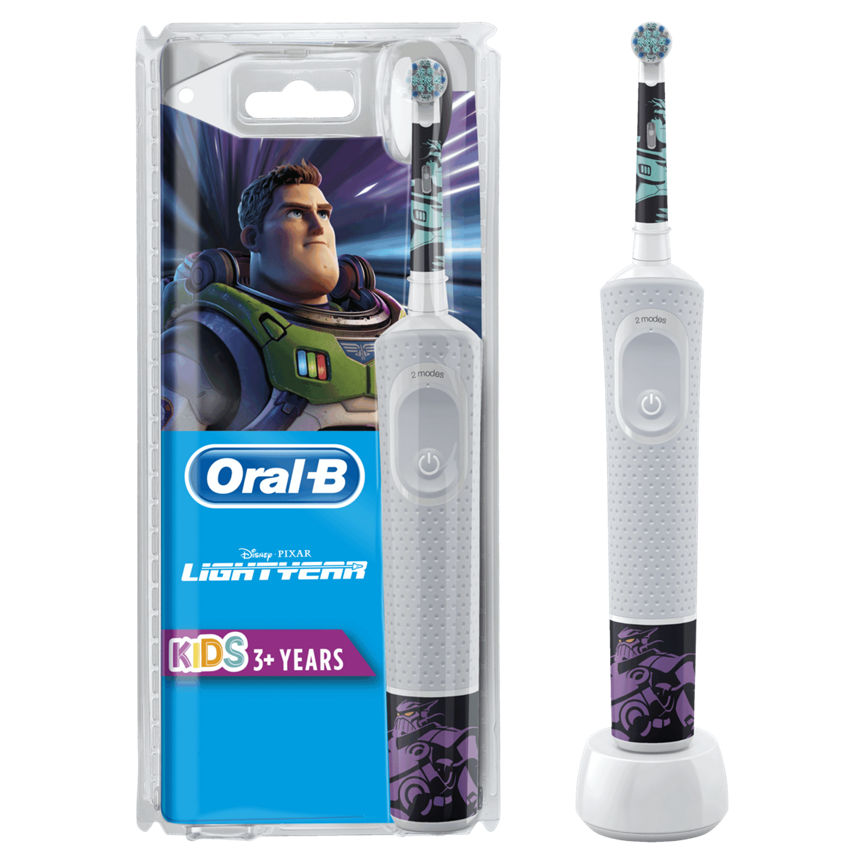 Oral B Kids Electric Toothbrush Lightyear Designed By Braun