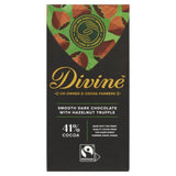 Divine Dark Chocolate with Smooth Hazelnut Bar Sweets M&S Title  