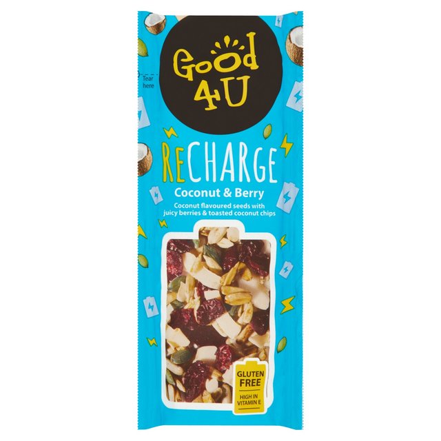 Good4U Recharge Coconut & Berry Super Seed Snack Crisps, Nuts & Snacking Fruit M&S Default Title  