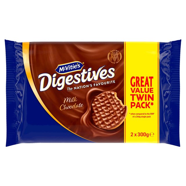 McVitie's Digestives Milk Chocolate Twin Pack