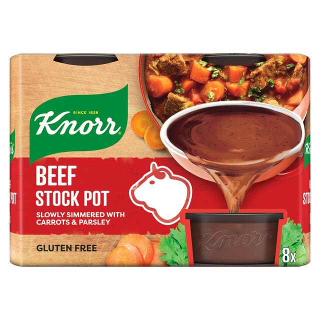 Knorr 8 Beef Stock Pot Food Cupboard M&S   