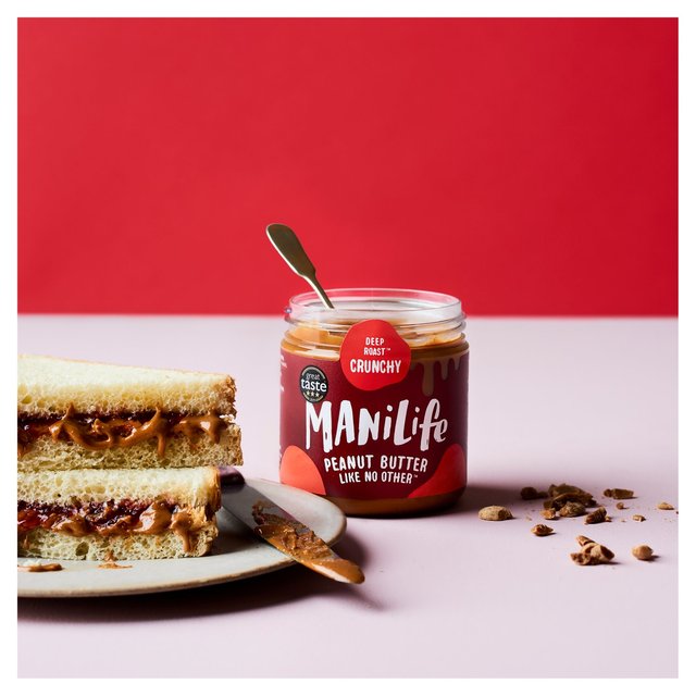 ManiLife Deep Roast Crunchy Peanut Butter Jams, Honey & Spreads M&S   