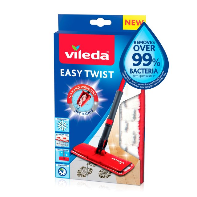 Vileda EasyTwist Microfibre Flat Mop Refill