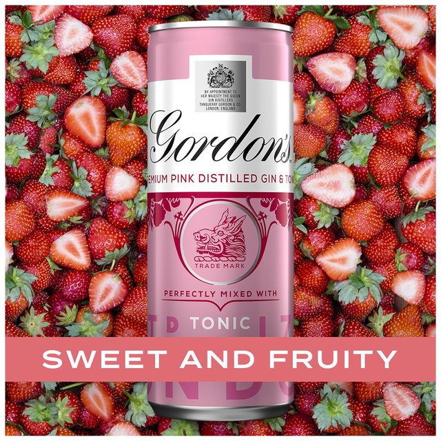 Gordon's Pink Gin & Tonic BEER, WINE & SPIRITS M&S   