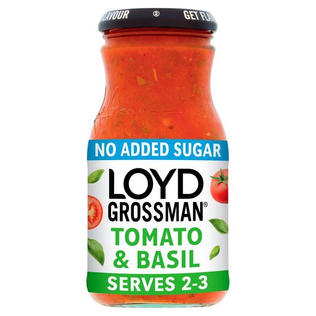 Loyd Grossman Tomato & Basil No Added Sugar Food Cupboard M&S   