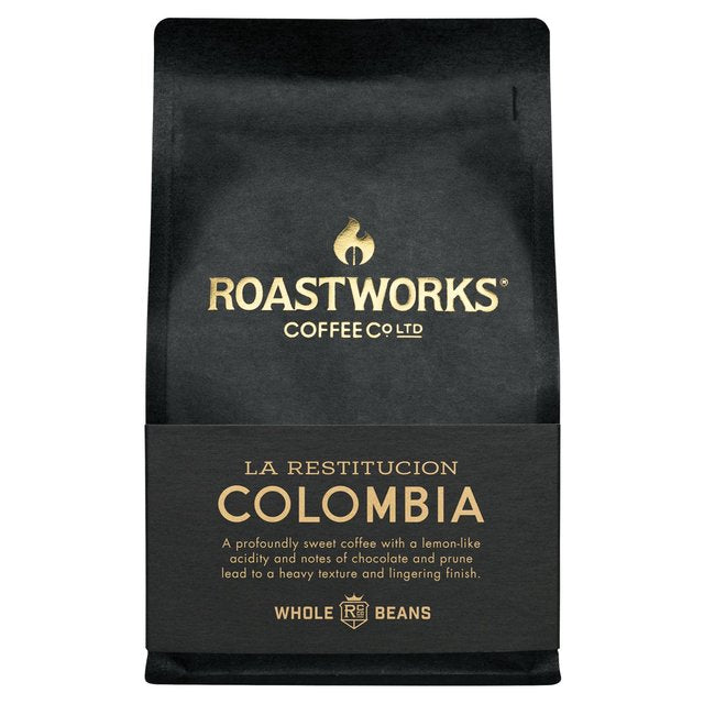 Roastworks Colombia Whole Bean Coffee Wine & Champagne M&S Default Title  