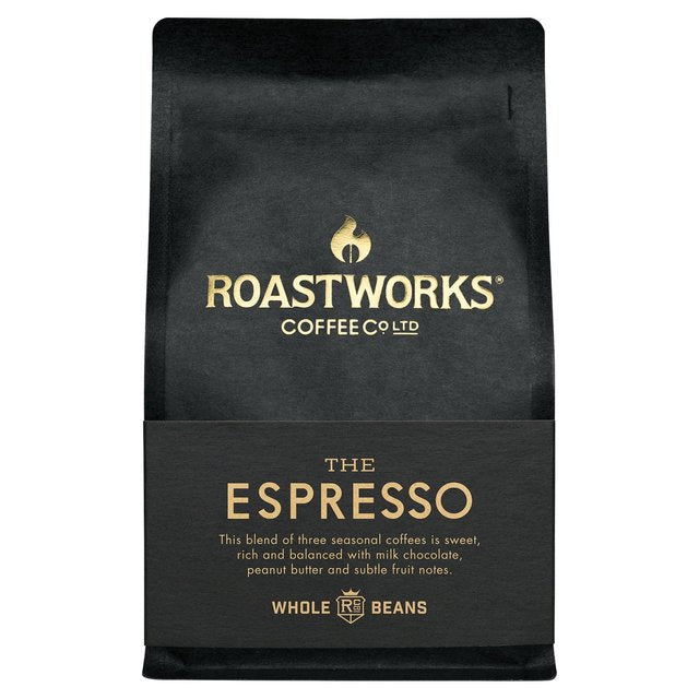 Roastworks Espresso Whole Bean Coffee Food Cupboard M&S Default Title  