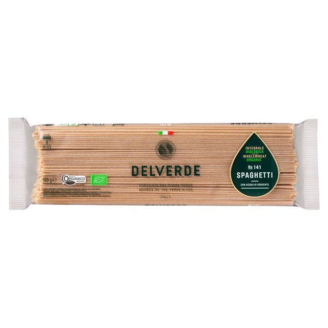 Delverde Whole Wheat Organic Spaghetti