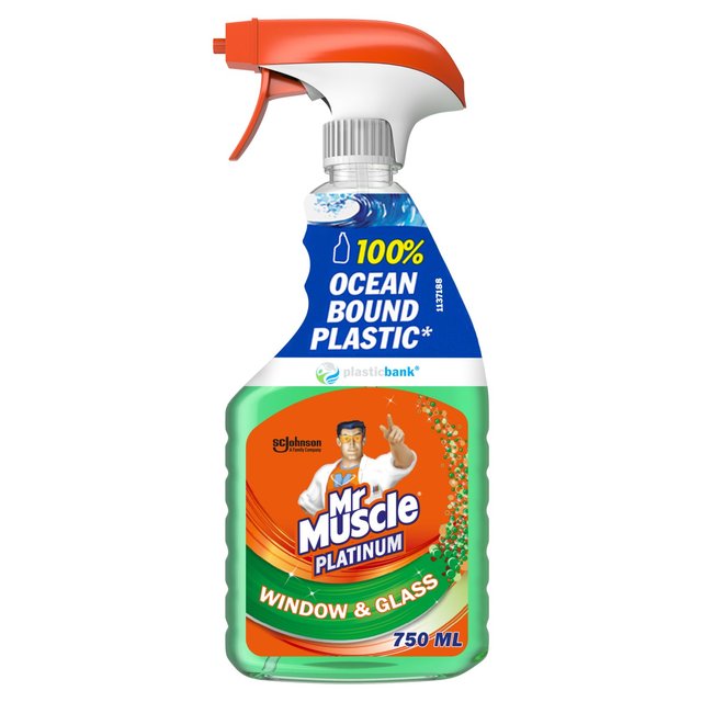 Mr Muscle Platinum Window & Glass Spray Accessories & Cleaning M&S   