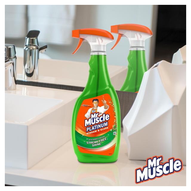 Mr Muscle Platinum Window & Glass Spray Accessories & Cleaning M&S   