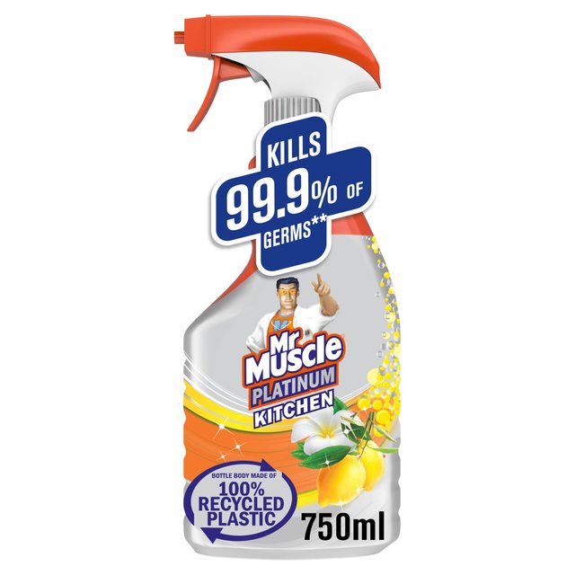 Mr Muscle Platinum Antibacterial Kitchen Spray Citrus