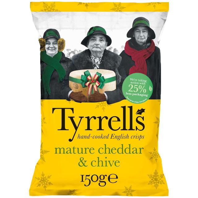 Tyrrells Mature Cheddar & Chive Sharing Crisps