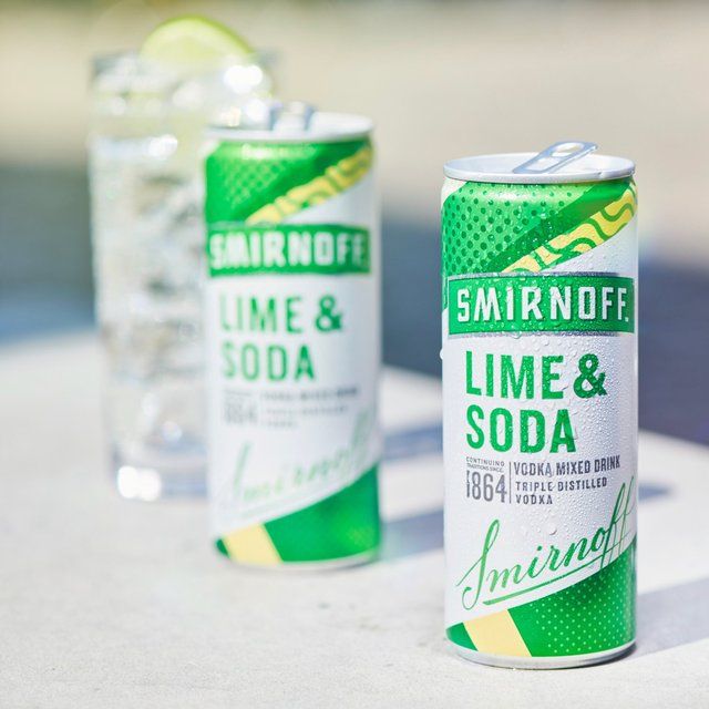 Smirnoff Vodka Lime & Soda BEER, WINE & SPIRITS M&S   